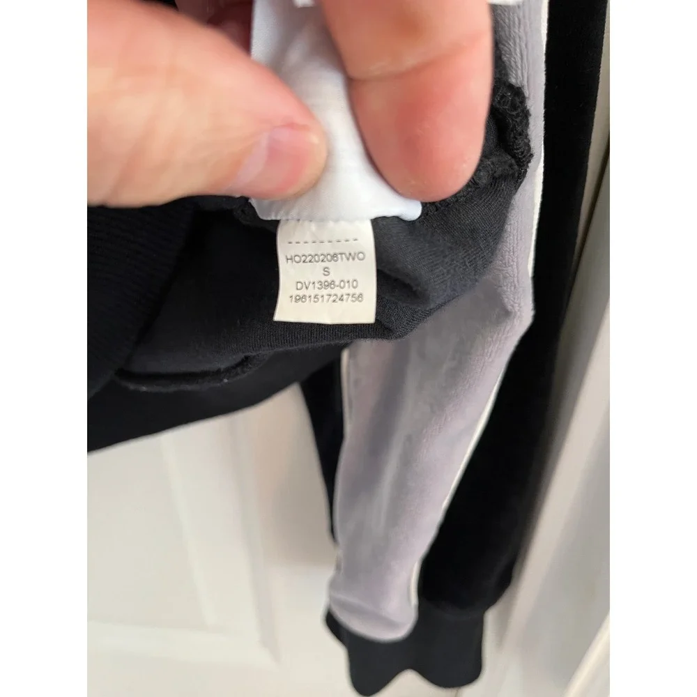 Jordan Velour‎ Track Jacket Black Silver